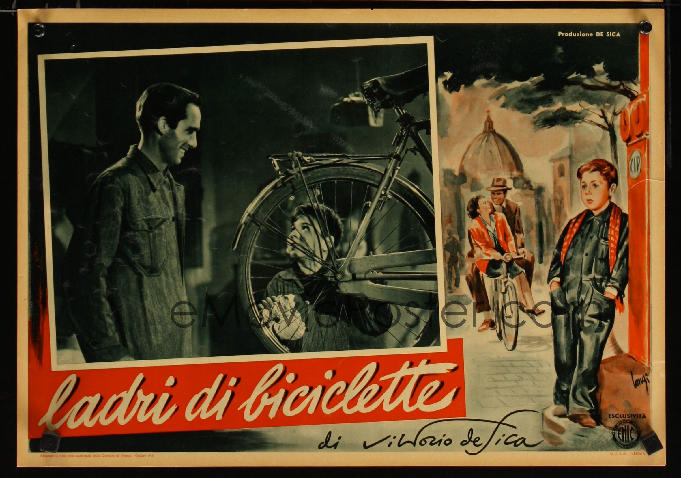 Ladri di Biciclette 1948-Poster